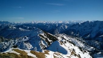 Alpine Winter Mountains Austria