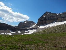 Mount Timpanogos in spring, United States