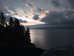 Beautiful sunrise in Peachland