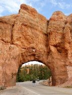 Natural Arch in red rock, usa, Utah