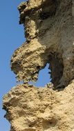 rock formation in the national park cape greco