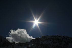 Sun Clouds Against The Light