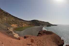 land near the lake