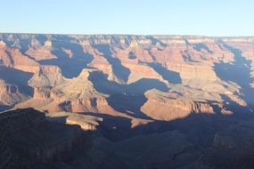 Grand Canyon in the game of light and shadow