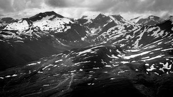 Black And White Mountain picture
