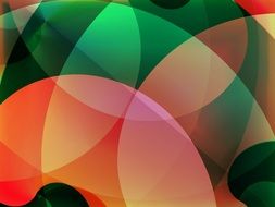 flower like colorful abstraction
