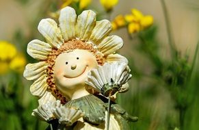 garden figure of a child