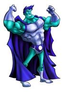cartoon hero