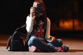 girl photographer