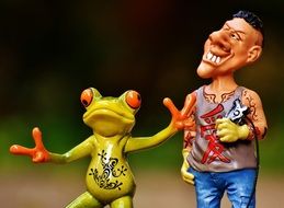 ceramic tattoo artist and frog