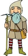 gnome wanderer as a graphic image