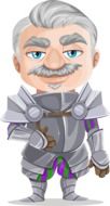 Man Knight as a drawing