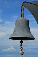 metal bell on a tower