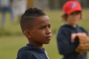 young boys playing baseball