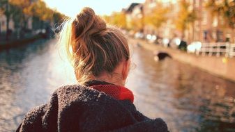 Girl Viewing Water