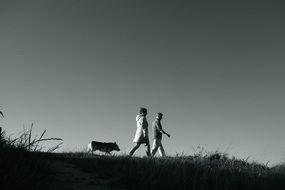 Person Silhouette Walking