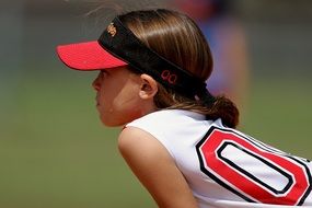 Softball Player girl