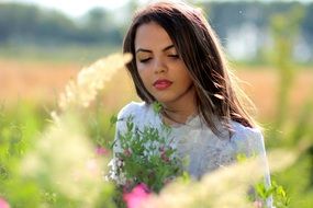Girl Portrait Brunette