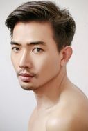 extraordinary beauty man Face