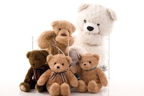 Group of Teddy Bears, soft toys