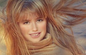 portrait of a blonde girl