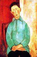 picture of a boy in a blue jacket