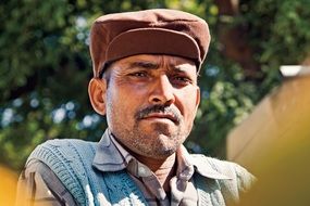 shopkeeper in asia