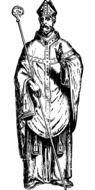 drawing of the The rector of the Church of Christianity