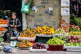 Fair of the fruits in Vietnam