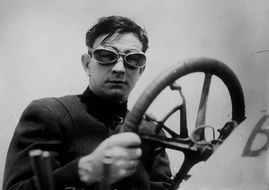 Portrait of Race Car Driver from 1910