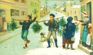 Old christmas Card France