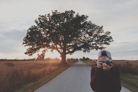 Young Boy Photographer