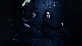 gothic photo of a young man and girl