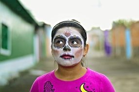 Girl with Painted Face