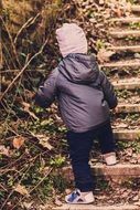Stairs Spring Child Adventure
