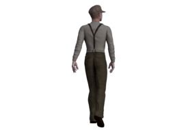 drawing men in pants with suspenders