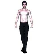 digital handsome man