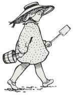 Seaside Girl drawing