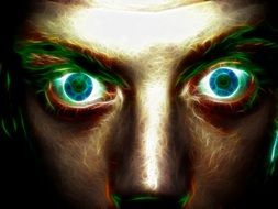 mad Man Face, illustration