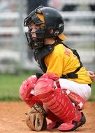 little baseball player in uniform