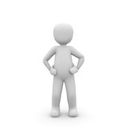 3d man model drawing
