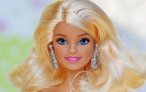 Barbie doll closeup