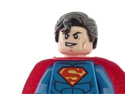 isolated lego superman