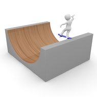 man makes a jump on a skateboard