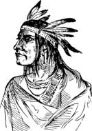 American Indian drawing