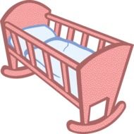 Baby Child Cradle drawing