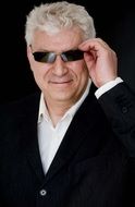 man in sun glasses