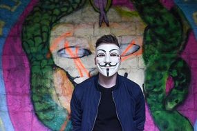 Anonymous Graffiti Mask