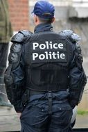 man in police uniform