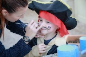 Makeup Child Birthday Festival